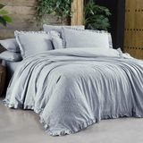 Sarev Girona Mavi Tek Kişilik %100 Pamuk Mood Comfort Nevresim Takımı - 160 x 235 cm