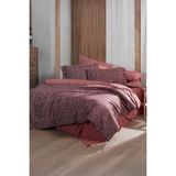 Sarev Glamis Bordo Pamuk Flanel King Size Nevresim Takımı - 240 x 220 cm