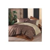 Sarev Glamis King Size (Battal Boy)%100 Pamuk Flanel (Pazen) Nevresim Takımı-Taba