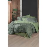 Sarev Glamis Yeşil Pamuk Flanel King Size Nevresim Takımı - 240 x 220 cm