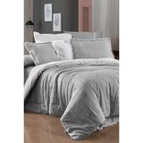 Sarev Gracia Gri Çift Kişilik %100 Pamuk Mood Comfort Nevresim Takımı - 200 x 220 cm