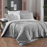 Sarev Gracia Gri King Size (Battal Boy) %100 Pamuk Mood Comfort Nevresim Takımı - 240 x 220 cm