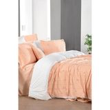 Sarev Gracia Somon Çift Kişilik %100 Pamuk Mood Comfort Nevresim Takımı - 200 x 220 cm