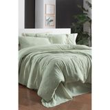 Sarev Latina Yeşil Çift Kişilik %100 Pamuk Mood Comfort Müslin Nevresim Takımı - 200 x 220 cm