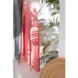 Sarev Lemaris Pembe %100 Pamuk Plaj Havlusu 80 160 Cm