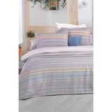 Sarev Libby Multicolour Çift Kişilik Yatak Örtüsü Seti - 260 x 250 cm - Lila