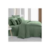 Sarev Monochrome Forest Green %100 Pamuk Saten ''300 Tc" Nevresim Takımı Çk