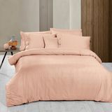 Sarev Monochrome ROSE%100 Pamuk Saten ''300 Tc" Nevresim Takımı Çk V10 - 200 x 220 cm