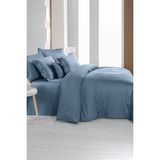 Sarev Monochrome Royal Blue Pamuk Saten Çift Kişilik Nevresim Takımı - 200 x 220 cm - Mavi