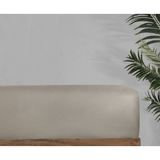 Sarev Monochrome Tek Kişilik %100 Pamuk Saten Fitted Çarşaf -Mocha - 220x280