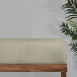 Sarev Monochrome Tek Kişilik %100 Pamuk Saten Fitted Çarşaf -Natural Beige - Bej - 220x280
