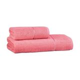 Sarev New Soho Pembe Havlu Hamam Seti 50*90 - 90*150 Cm.