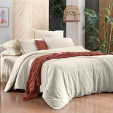 Sarev Palencia Ekru King Size (Battal Boy) %100 Pamuk Mood Comfort Nevresim Takımı - 240 x 220 cm