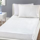 Sarev Sıvı Geçirmez Yatak Alezi Fitted Duble Jersey 200X200 cm - 200 x 200 cm - Beyaz