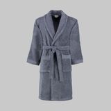 Sarev Soho Antrasit %100 Pamuk Large Beden Bornoz