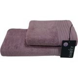 Sarev Soho Banyo Havlusu Seti - Mürdüm - 90 x 150 cm