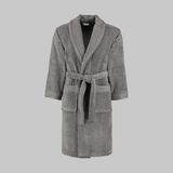 Sarev Soho Gri %100 Pamuk Large Beden Bornoz
