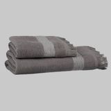 Sarev Street Koyu Gri %100 Pamuk Havlu 80*150 cm Koyu Gri - 80 x 150 cm - Renkli