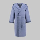 Sarev Street Mavi %100 Pamuk X-Large Beden Bornoz - XL