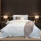 Sarev Victoria Percale Nevresim Takımı Çift Kişilik 4y Krem - 200 x 220 cm