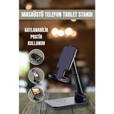 Sarfex Siyah Masaüstü Cep Telefonu Standı Katlanabilir Telefon Tutucu Akrobat - Gri