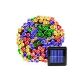 SARFEX Solar 100 Ledli 12 Metre Rgb Bahçe Aydınlatma Dekorasyon Güneş Enerjili Led Işık