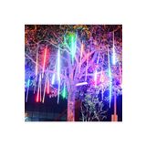 SARFEX STORE Meteor Kayan Led Tüpleri RGB Işık 8 Tüp Yılbaşı Ağaç Aydınlatma Süsleme