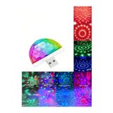 SARFEX Usb Girişli Disko Topu Müziğe ve Sese Duyarlı Araç İçi Mini Disko Topu Parti Mini Led Lamba 4w