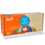 Sarff 10 mm Beyaz 45 Yaprak Kapasiteli 100'lü Kutu Oval Sırtlık