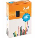 Sarff 12 mm 100 Adet Yeşil Delux Plastik Spiral