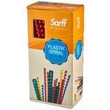 Sarff 12026 Plastik Spiral 12mm, 100'lü, Kırmızı, 12 mm