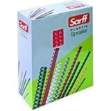 SARFF 12mm PLASTİK SPİRAL BEYAZ 100'LÜ (40-60syf)
