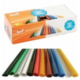 Sarff 15 mm Kırmızı 100 Adet Plastik Geniş Sırtlık