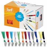 Sarff 15311204 50'li Mavi Askı İpi Metal Klipsli