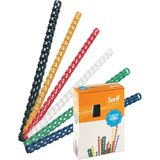 Sarff 15312006 100'lü 6 mm Delux Siyah Plastik Spiral