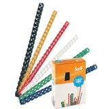 Sarff 15312008 100'lü 6 mm Delux Kırmızı Plastik Spiral