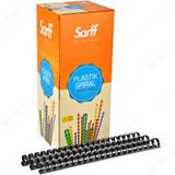 Sarff 22 mm Siyah 50’li Plastik Spiral