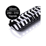 Sarff 25 mm Plastik Siyah 280-310 Yaprak Kapasiteli 50'li Spiral