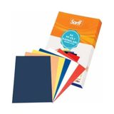 Sarff A4 Opak Kırmızı PP Cilt Kapağı 50 Li Paket Ölçülerle Renkli Kapsama