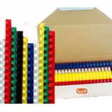 Sarff Bind 14 mm Kırmızı Plastik Spiral