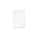 Sarff Dik Yaka Kartı Poşeti 7,5X9,5 Cm Şeffaf 100 Lü (1 Paket 100 Adet)