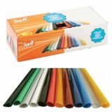 Sarff Dosya Sırtlıgı Sıyah Oval 6mm 100 Lu 25 Sy