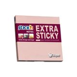 Sarff Hopax Stickn Yapışkanlı Not Kağıdı 76X76 Mm Pastel Pembe 90 Yaprak 12 Li (1 Paket 12 Adet)