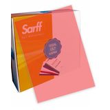 Sarff Isısal Cilt Kapağı 25mm 200-250 Yaprak Kapasiteli 50'lik Paket - Şeffaf Kırmızı