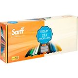 Sarff Oval Sırtlık 10 mm 100'lü Turuncu Canlı Renkli Sunum Ürünü Pratik Kullanım