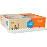 Sarff Plastik Spiral 16 Mm Beyaz 100 Lü Fonksiyonel Ofis Malzemesi 1 Paket 100 Adet - Yok