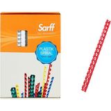 Sarff Plastik Spiral 16 mm Kırmızı 100'lü 15312038