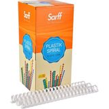 sarff plastik spiral 25 mm beyaz 50 li (1 paket 50 adet) - Yok