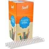 Sarff Plastik Spiral 25 Mm Beyaz 50 Li (1 Paket 50 Adet)