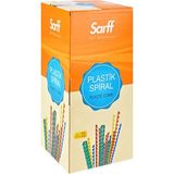 Sarff Plastik Spiral 32 mm Mavi 50'li 15312073